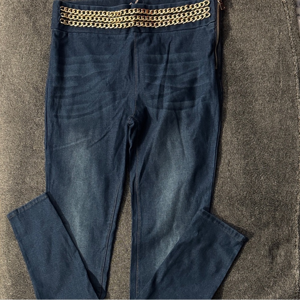Women's Blue Jeggings